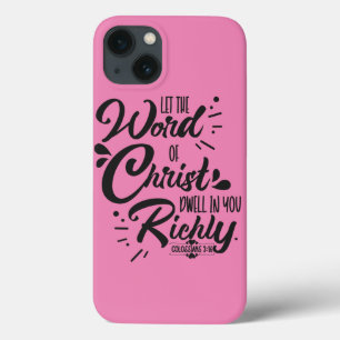 Funda Para iPhone 13 Verso de la Biblia Cristiana