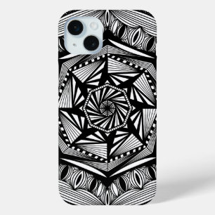 Funda Para iPhone 15 Mini Vértigo mandala
