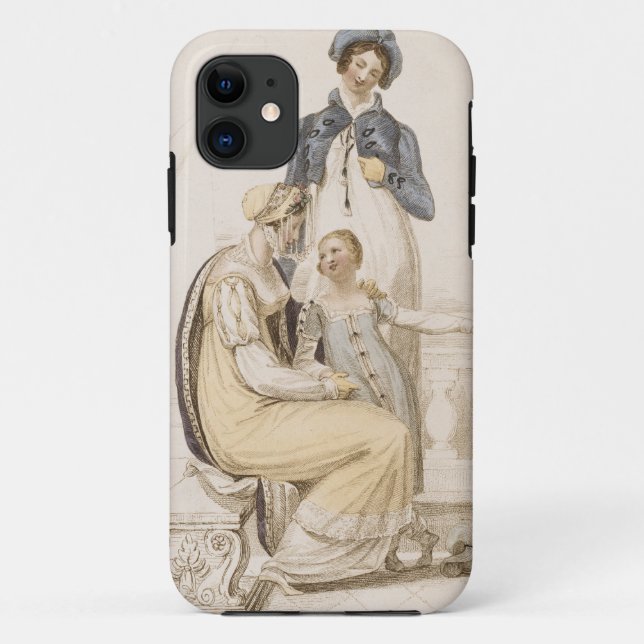 Funda De Case-Mate Para iPhone Vestidos que caminan, placa de moda de Ackermann (Reverso)