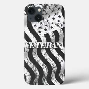 Funda Para iPhone 13 Veterano de EE. UU. - vintage blanco