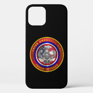 Funda Para iPhone 12 Veterano de Eliminación de Municiones Explosivas (
