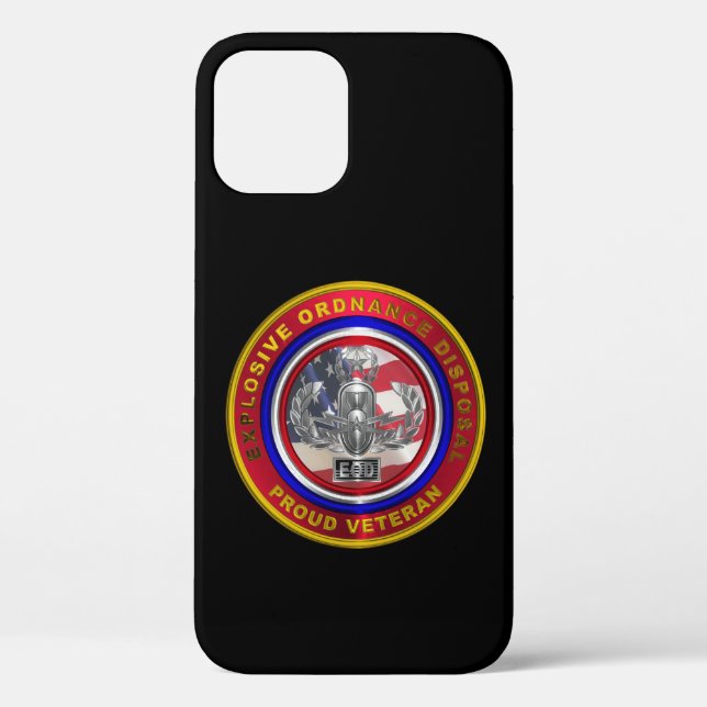 Funda De Case-Mate Para iPhone Veterano de Eliminación de Municiones Explosivas ( (Reverso )