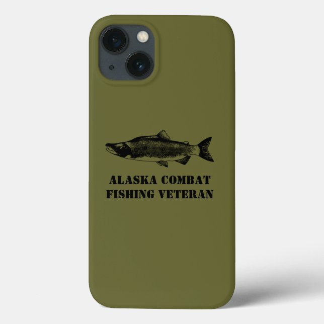 Funda De Case-Mate Para iPhone Veterano de la Pesca de Combate de Alaska (Reverso)