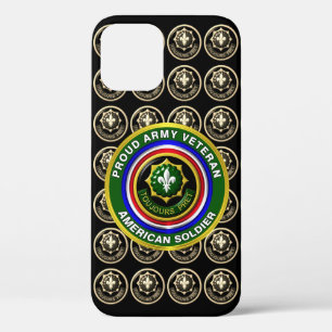 Funda Para iPhone 12 Veterano del Regimiento de Caballería Armado 