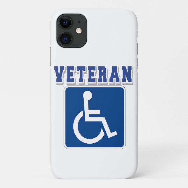 Funda De Case-Mate Para iPhone Veterano discapacitado (Reverso)