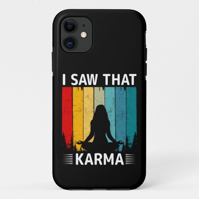 Funda De Case-Mate Para iPhone Vi Ese Karma (Reverso)