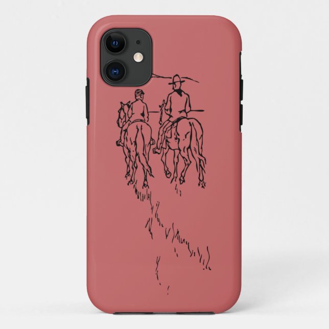 Funda De Case-Mate Para iPhone Viajando Hacia El Atardecer (Reverso)