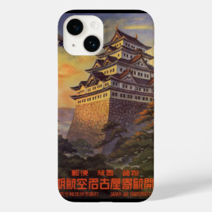 Funda Para iPhone 14 De Case-Mate Viajes de cosecha Japón, avión japonés Pagoda