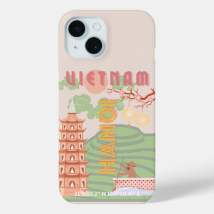 Funda Para iPhone 15 Viajes de Vietnam, cosecha