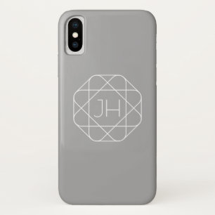 Funda Para iPhone X Vibe con el logotipo de Guay Monograma, Hip Logoti