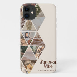 Funda Para iPhone 11 Vibe De Verano, Quiero Estar Contigo, Color Beige