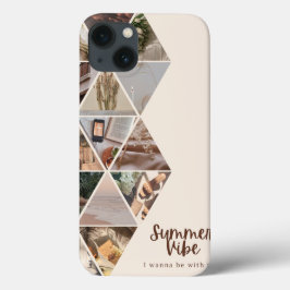 Funda Para iPhone 13 Vibe De Verano, Quiero Estar Contigo, Color Beige