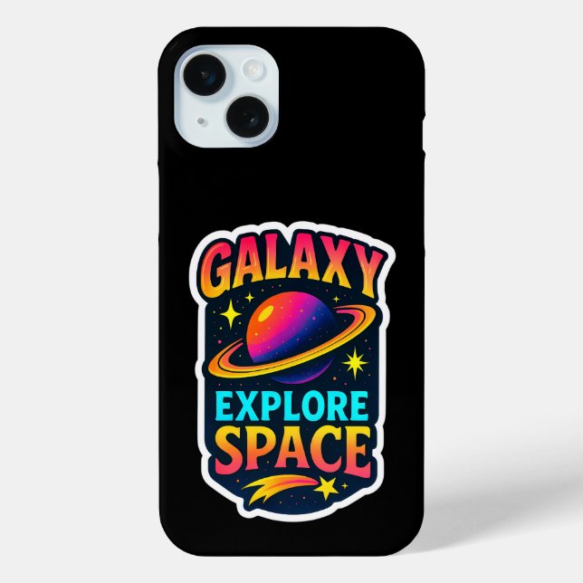 Funda De Case-Mate Para iPhone Vibes celestiales en órbita eléctrica (Reverso )