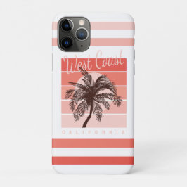 Funda Para iPhone 11 Pro Vibes de la Costa Oeste: California Sunset