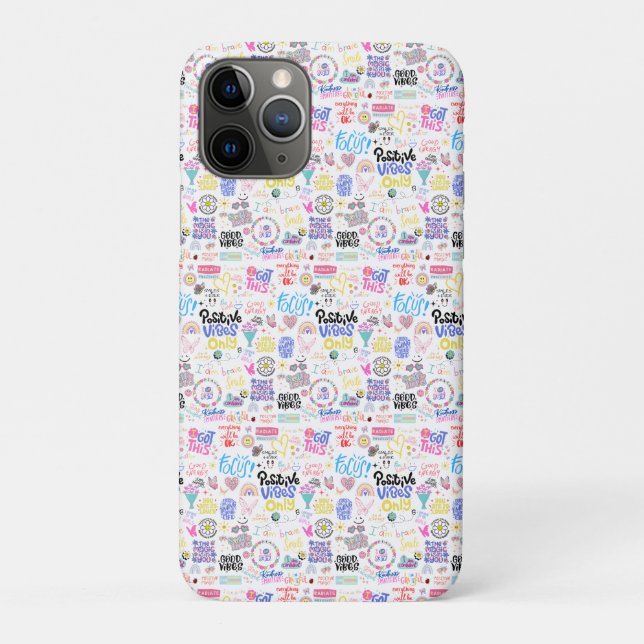 Funda De Case-Mate Para iPhone Vibes positivas (Reverso)