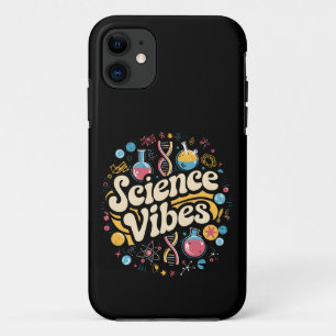 Funda Para iPhone 11 Vibraciones Científicas Groovy Primer Día de Regre