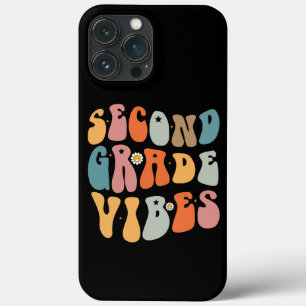 Funda Para iPhone 13 Pro Max Vibraciones de Segundo Grado De vuelta al cole Gro