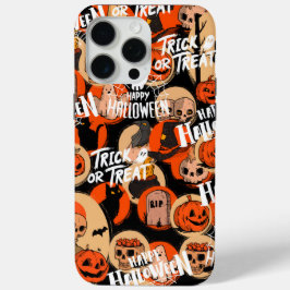 Funda Para iPhone 15 Pro Max Vibraciones espeluznantes de Halloween lindas y at