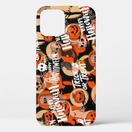Funda Para iPhone 12 Vibraciones espeluznantes de Halloween lindas y at
