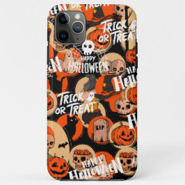 Funda Para iPhone 11 Pro Max Vibraciones espeluznantes y lindas de Halloween