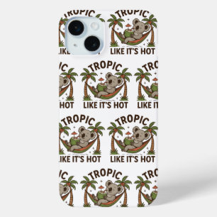 Funda Para iPhone 15 Mini Vibraciones frescas de koala