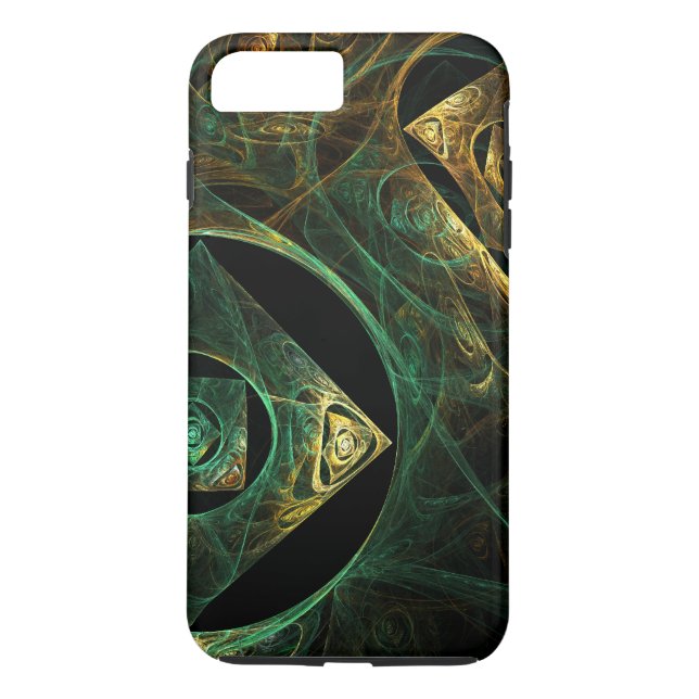 Funda De Case-Mate Para iPhone Vibraciones mágicas Resumen Arte duro (Reverso)