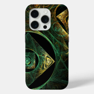 Funda Para iPhone 15 Pro Vibraciones mágicas Resumen de arte