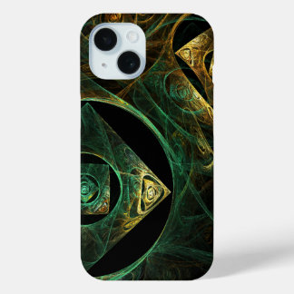 Funda Para iPhone 15 Vibraciones mágicas Resumen de arte