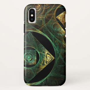 Funda Para iPhone XS Vibraciones mágicas Resumen de arte