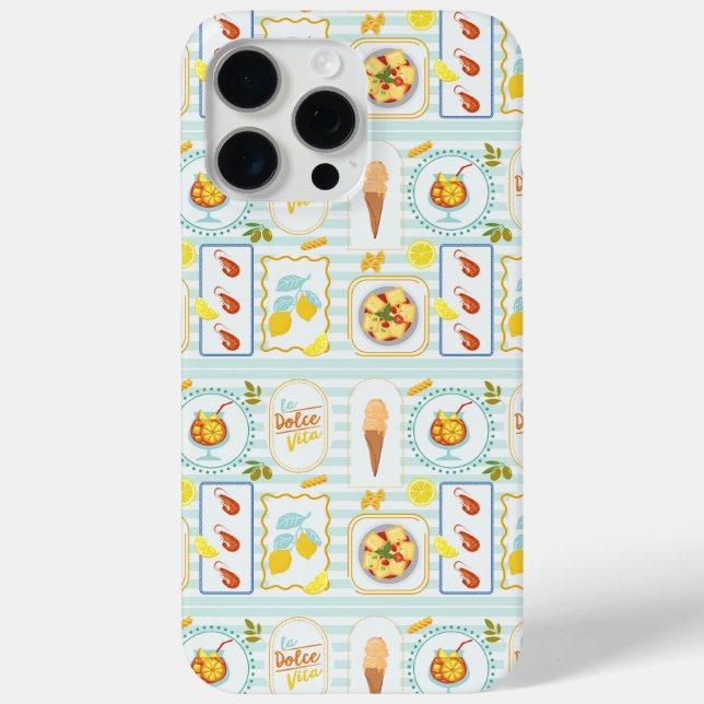 Funda De Case-Mate Para iPhone Vibraciones Mediterráneas de Verano (Reverso )