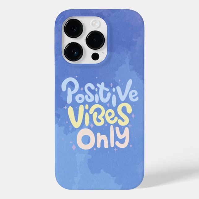Funda De Case-Mate Para iPhone Vibraciones Positivas Solo (Reverso )