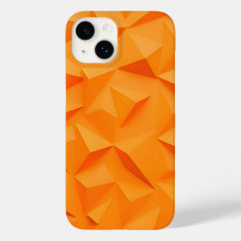Funda Para iPhone 14 De Case-Mate Vibrant Orange Geometric iPhone Case Stylish Matte