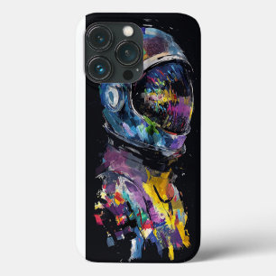 Funda Para iPhone 13 Pro Vibrante abstracción de arte digital de cabeza ast