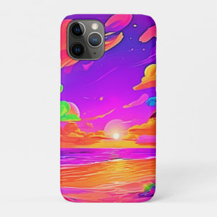 Funda Para iPhone 11 Pro Vibrante atardecer tropical
