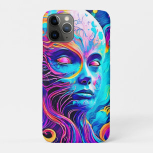 Funda Para iPhone 11 Pro Vibrante diseño de cara de espíritu