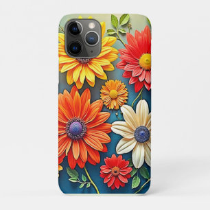 Funda Para iPhone 11 Pro Vibrante diseño de fantasía floral