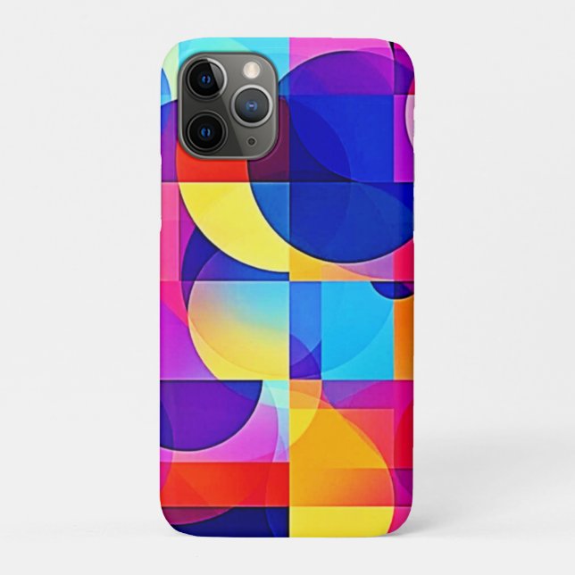Funda De Case-Mate Para iPhone Vibrante Dot Energy Art (Reverso)