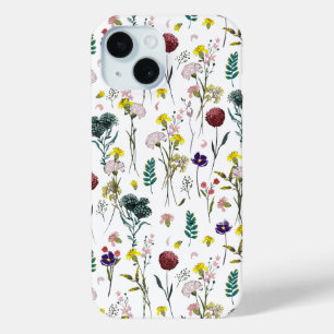 Funda Para iPhone 15 Vibrante Flor Silvestre 
