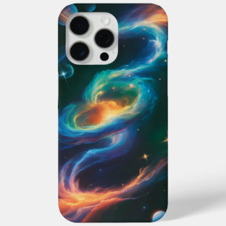 Funda Para iPhone 15 Pro Max Vibrante Galaxy Swirl Space Art - Estuche para tel