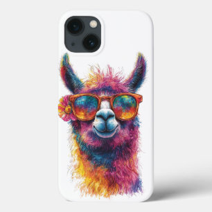Funda Para iPhone 13 Vibrante Ilustracion de cabeza de llamada - Colori