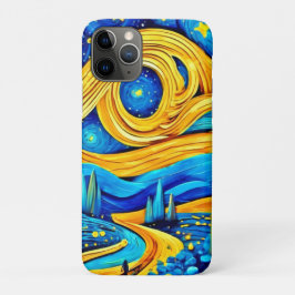 Funda Para iPhone 11 Pro Vibrante obra de arte Starry