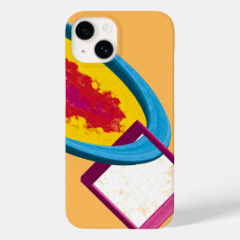 Funda Para iPhone 14 De Case-Mate Vibrante Resumen Cosmos Ring & Square - Moderno