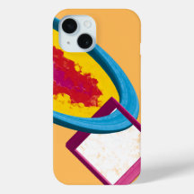 Vibrante Resumen Cosmos Ring & Square - Moderno