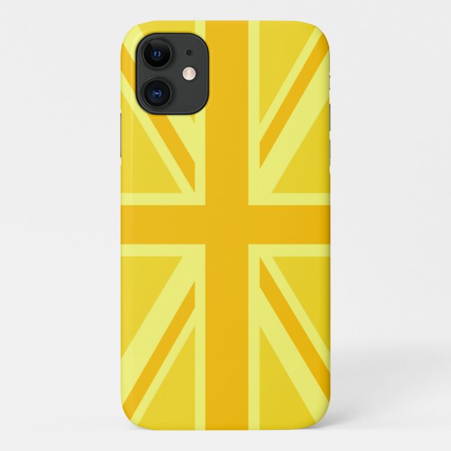 Funda De Case-Mate Para iPhone Vibrante Unión Amarilla Jack (Reverso)