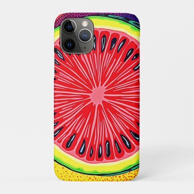 Funda De Case-Mate Para iPhone Vibrante Watermelon Pop Art (Reverso)