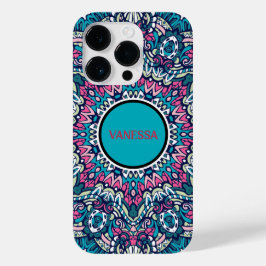 Funda Para iPhone 14 Pro De Case-Mate Vibrante y colorido patrón de manala Boho Hippie P