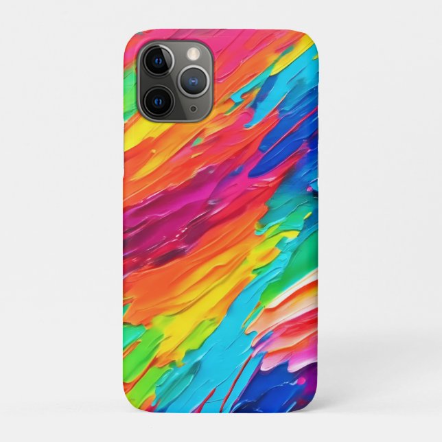 Funda De Case-Mate Para iPhone Vibrantes brotes de alegría (Reverso)