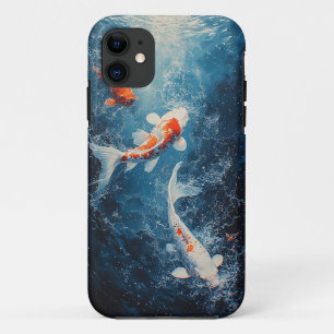 Funda Para iPhone 11 Vibrantes carpas koi nadando
