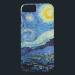 Funda Para iPhone 8/7 Vicent Van Gogh Starry Night Vintage Bella Artes<br><div class="desc">Estuche de Bella Artes Vintage nocturno Vincent Van Gogh Starry</div>