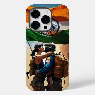 Funda Para iPhone 14 Pro De Case-Mate "Victoria del patriota: jugador de PUBG besa bande